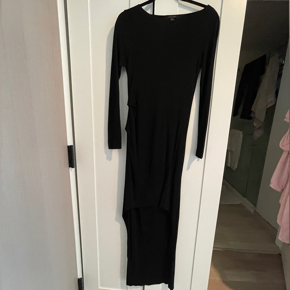 All Saints High Low Long sleeve dress size Med